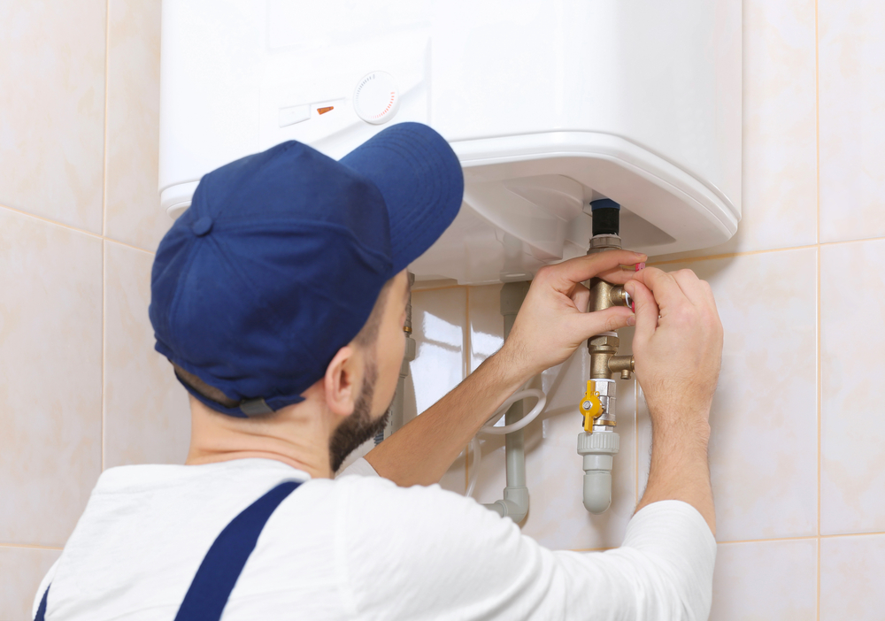 Tankless water heater installation in Bellevue WA home ensuring consistent hot water supply