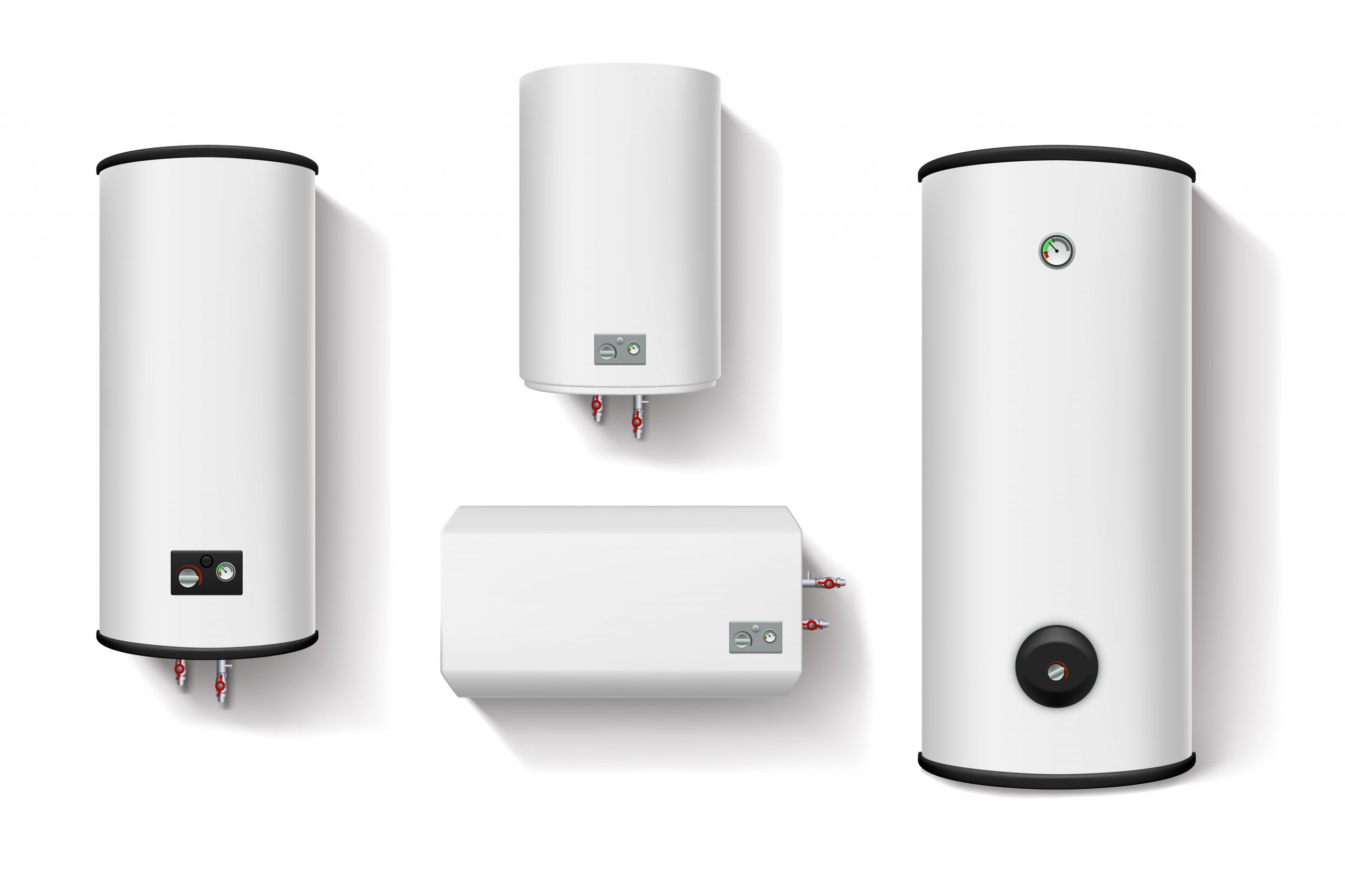 Traditional and tankless water heater options installed by plumbers in SeaTac WA
