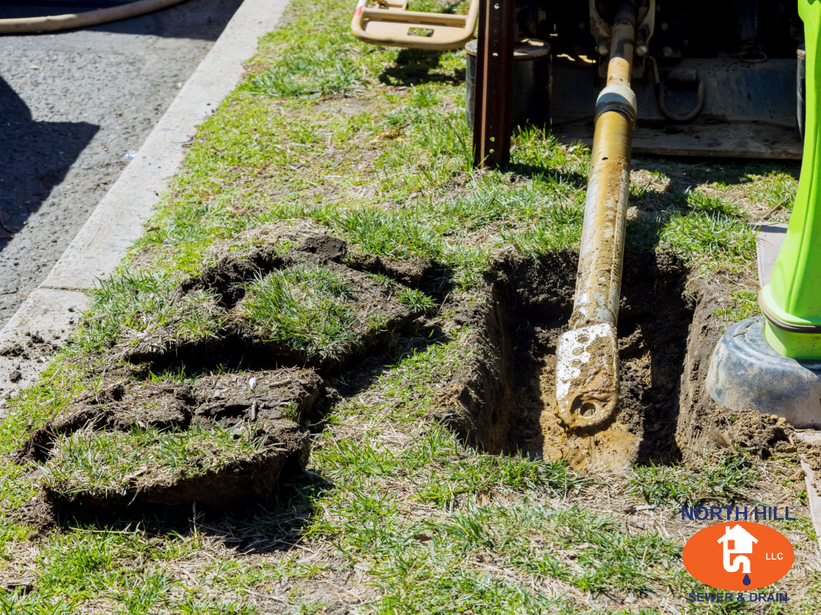 Sewer line installation in Lynnwood WA using modern trenchless technology to minimize property damage
